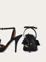 Ferragamo Flower embellished high heel sandal - Image 6